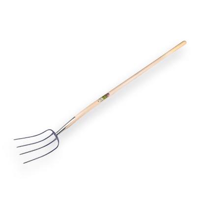 Afbeeldingen van Mestvork 4-tands met steel 135 cm