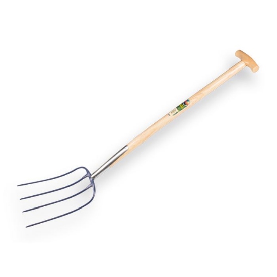 Afbeeldingen van Mestvork 4-tands met steel 85 cm
