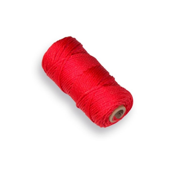 Afbeeldingen van Metselkoord nylon rood
