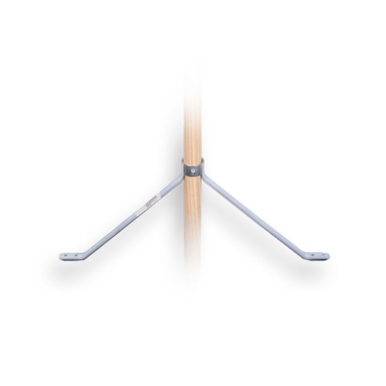 Afbeeldingen van Stokhouder 45 cm 19 cm hoog steeldiameter 28 mm