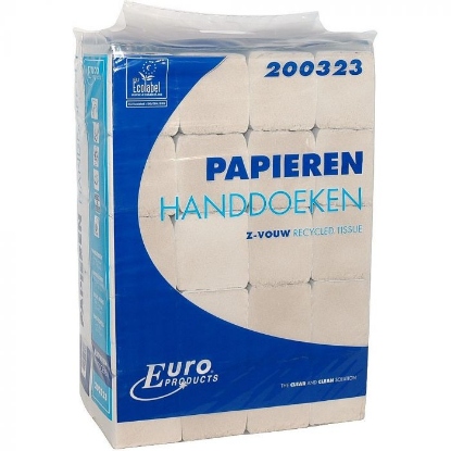 Afbeeldingen van Tork handdoek Z-vouw 2-laags 23 x 22,6 cm 3750 vel 20 x 190st