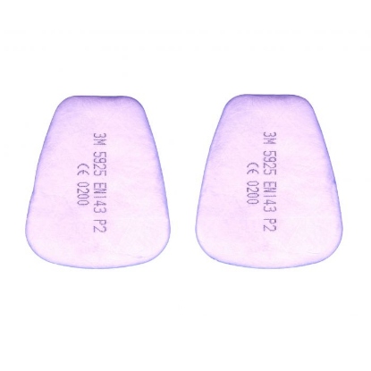 Afbeeldingen van 5925 3M P2 (inleg) stoffilter 20 stuks