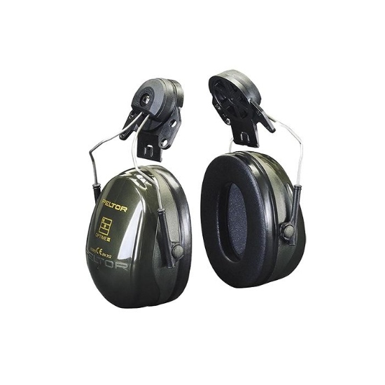 Afbeeldingen van Gehoorkap 3M Peltor Optime II H520P3 met helmbevestiging