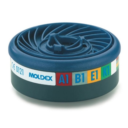 Afbeeldingen van 9400 Moldex EasyLock gasfilter ABEK paar