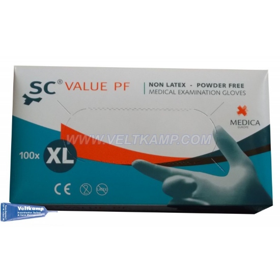 Afbeeldingen van SPERMAVANG-HANDSCHOEN VINYL, MAXIM/MEDICA MAAT XL
