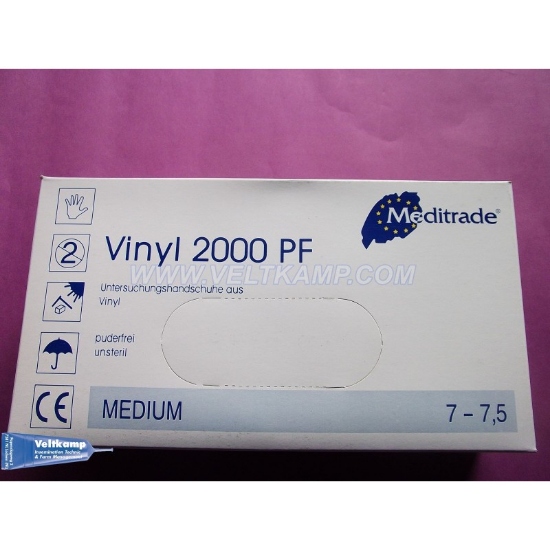 Afbeeldingen van HANDSCHOENEN, VINYL MEDITRADE MAAT M