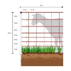 Afbeeldingen van Schapennet farmer® 90cm enkele pen