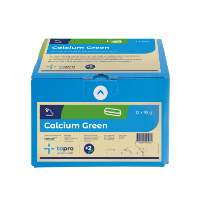 Afbeeldingen van Topro Calcium Green bolus 12 x 95 gram