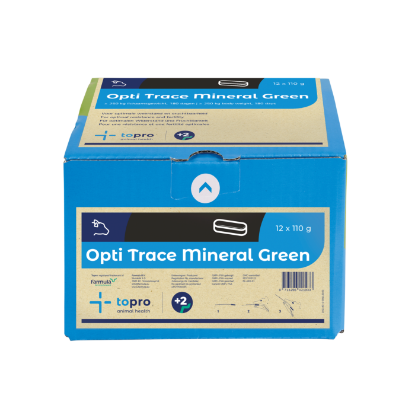 Afbeeldingen van Topro Opti Trace Mineral Green bolus 12 x 110 gram