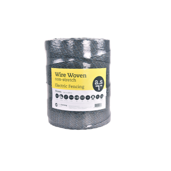 Afbeeldingen van A.s Wire Woven Brown (1.000m)