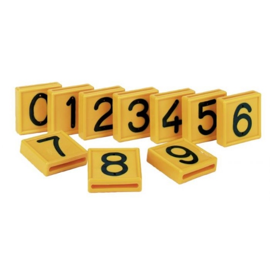 Afbeeldingen van Schuifnummer geel nr. 8