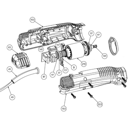 Afbeeldingen van Onderdelen Liscop Profi-line machine
