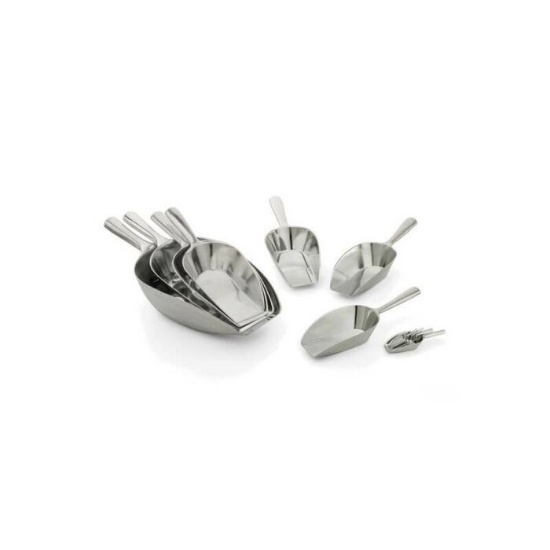 Afbeeldingen van Meelschep / maatschep aluminium VLAK