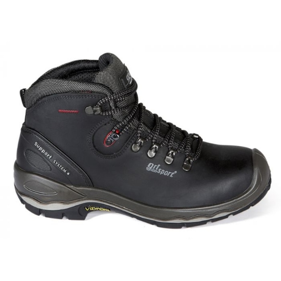 Afbeeldingen van Grisport 72049 S3 met overneus zwart/rood maat 42