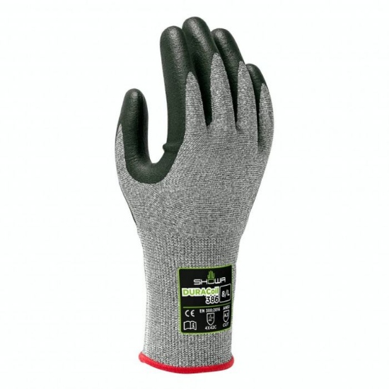 Afbeeldingen van Handschoen Showa 386 snijklasse C/A3 mt XL