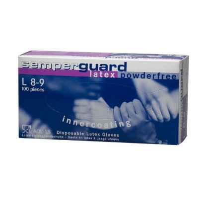 Handschoen Semperguard latex poedervrij