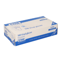 Afbeeldingen van Handschoen CMT wit vinyl poedervrij maat M (7-8)