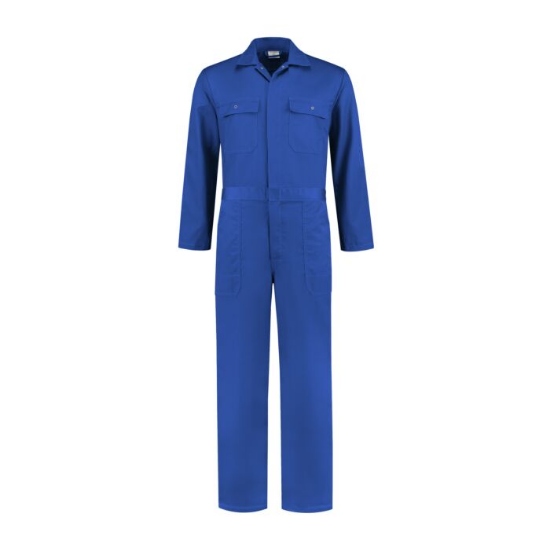 Afbeeldingen van Overall met drukknopen - Korenblauw - mt. 61