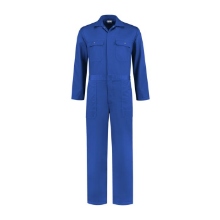 Afbeeldingen van Overall met drukknopen - Korenblauw - mt. 66