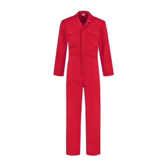 Afbeeldingen van Overall met drukknopen - Rood - mt. 56