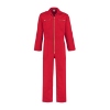 Rallyoverall ritssluiting 100% Katoen - Rood