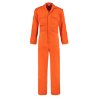 Overall drukknopen Polyester/Katoen - Oranje