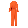 Overall drukknopen Polyester/Katoen - Oranje