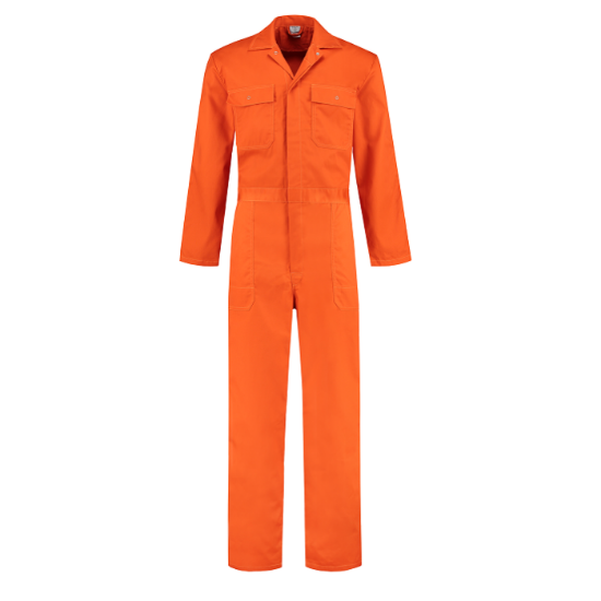 Afbeeldingen van Overall oranje mt. 54