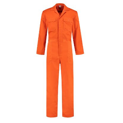 Kinderoverall ritssluiting Polyester/Katoen - Oranje
