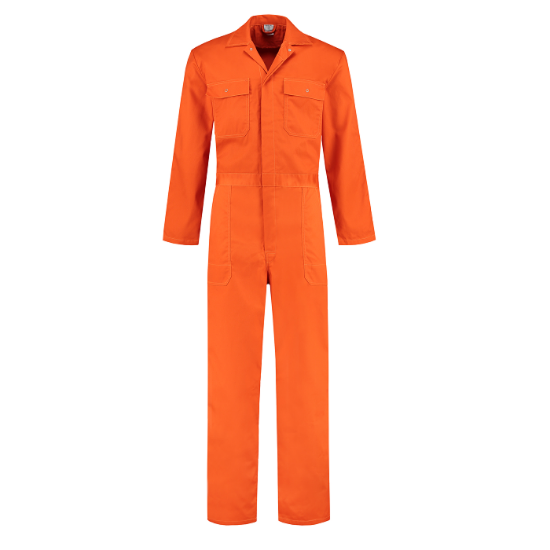 Kinderoverall ritssluiting Polyester/Katoen - Oranje