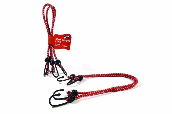 Afbeeldingen van Bagagebinder Bungee 60 cm duopack