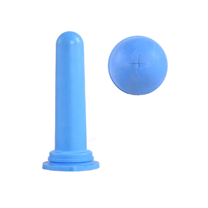 Kalverspeen Hiko 100mm, 1-click anti-bacterieel met kruissnede