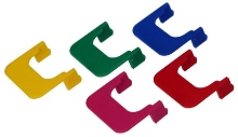 Afbeeldingen van Markeringsclip Hiko - 5 kleuren