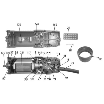 Onderdelen Liscop 1300 machine