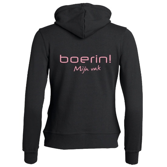 Hoodie 'Boerin! Mijn vak'